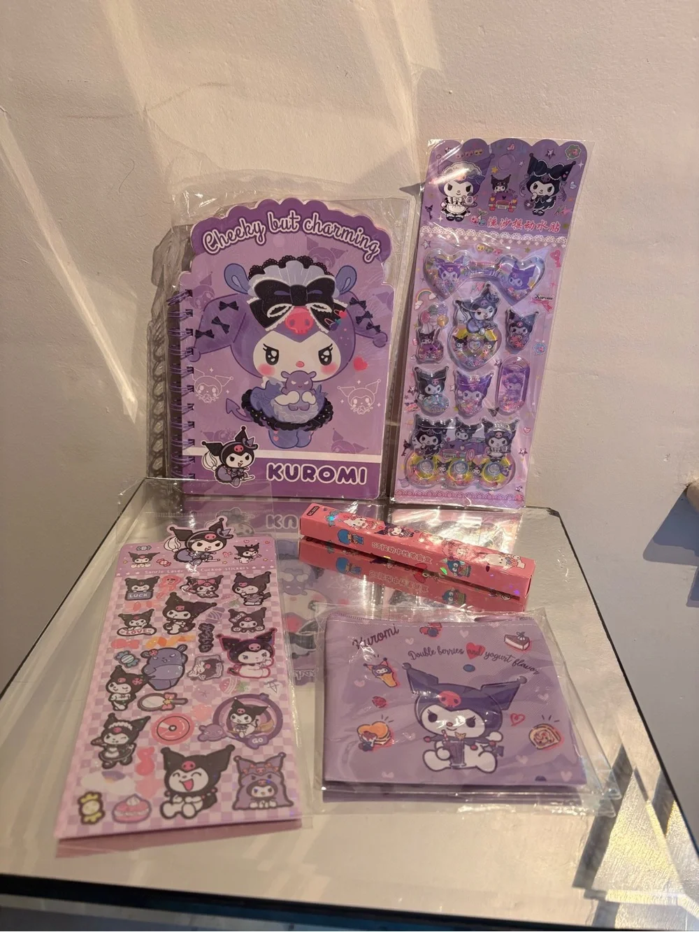 Cute Kuromi stationary bundle
